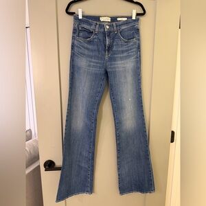 Nili Lotan Light Blue Flare Jeans